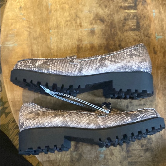 Franco Sarto Snake Print Loafers - Picture 8 of 8